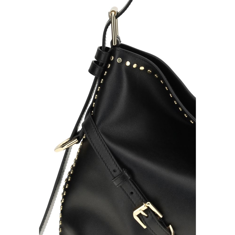 Givenchy Black Large Voyou Shoulder Bag In Shiny Leather Bags schwarz