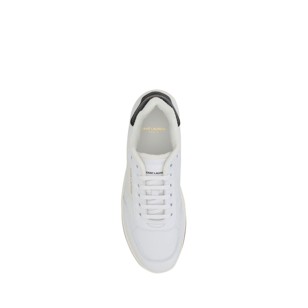 Saint Laurent White SL61 leather Sneakers