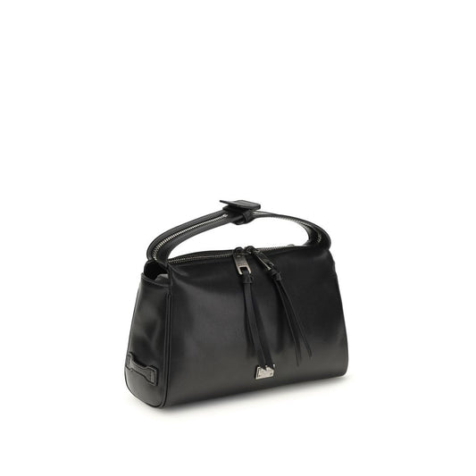 Dolce & Gabbana Black Calf Leather Bos Taurus Handbag Curated Luxury Accessories by Orvyn
