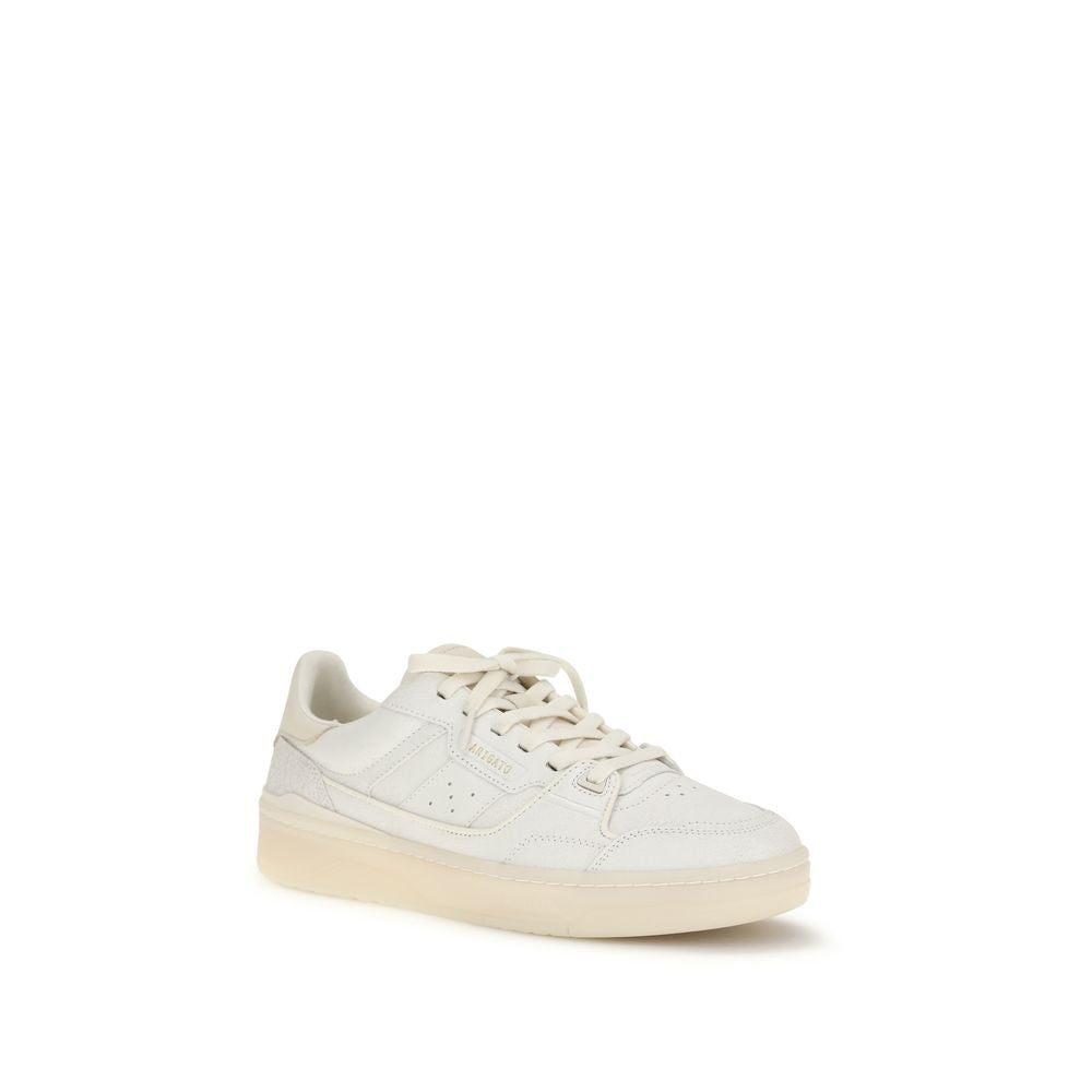 Axel Arigato White Calf Leather Bos Taurus Low Top Sneakers Curated Luxury Accessories by Orvyn