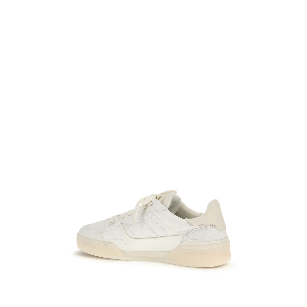 Axel Arigato White Calf Leather Bos Taurus Low Top Sneakers Curated Luxury Accessories by Orvyn