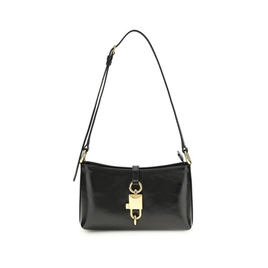 Dolce & Gabbana Black Calf Leather Bos Taurus Shoulder Bag Curated Luxury Accessories by Orvyn