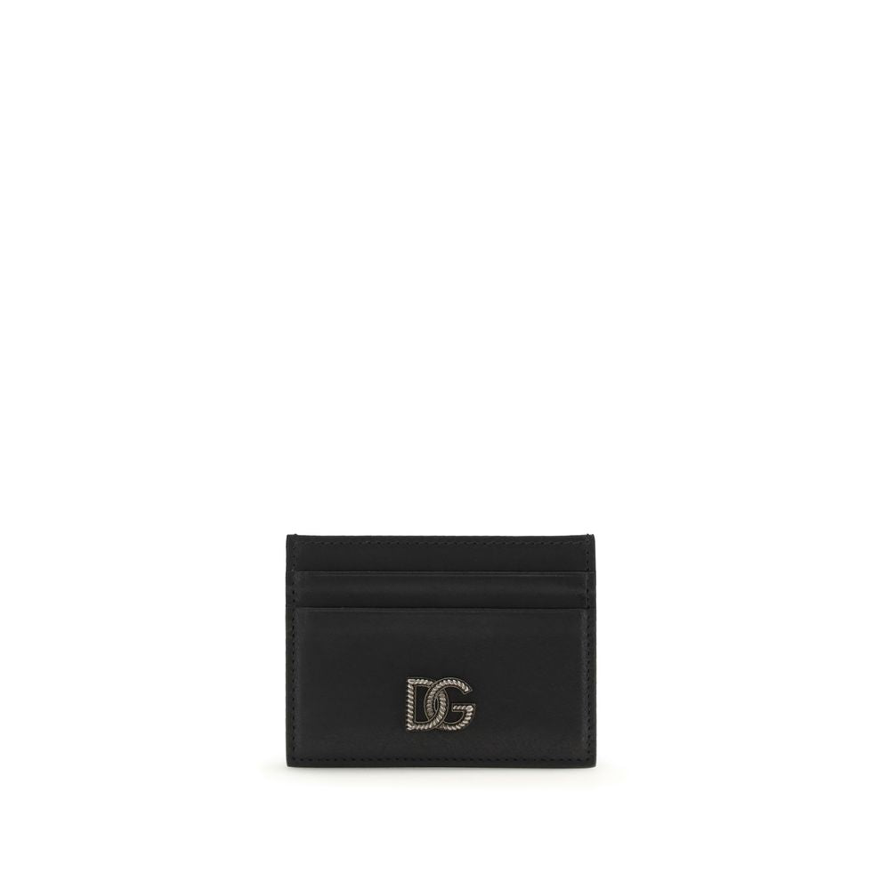 Dolce & Gabbana Black Calf Leather Bos Taurus Wallet Curated Luxury Accessories by Orvyn