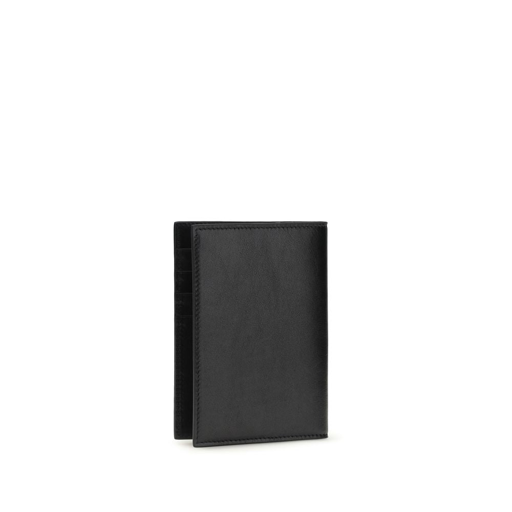 Dolce & Gabbana Black Calf Leather Bos Taurus Wallet Curated Luxury Accessories by Orvyn