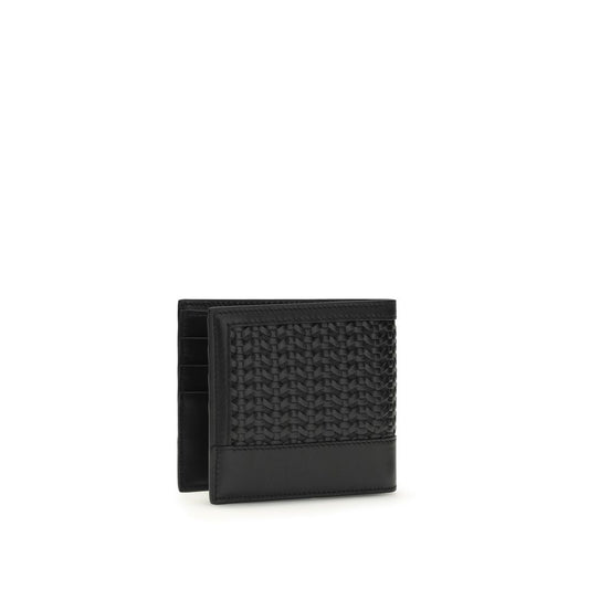 Dolce & Gabbana Black Calf Leather Bos Taurus Wallet Curated Luxury Accessories by Orvyn