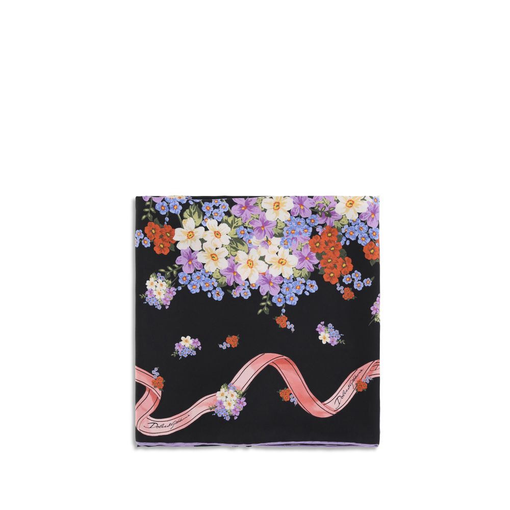 Dolce & Gabbana Multicolor Silk Scarf Curated Luxury Accessories by Orvyn