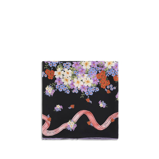 Dolce & Gabbana Multicolor Silk Scarf Curated Luxury Accessories by Orvyn