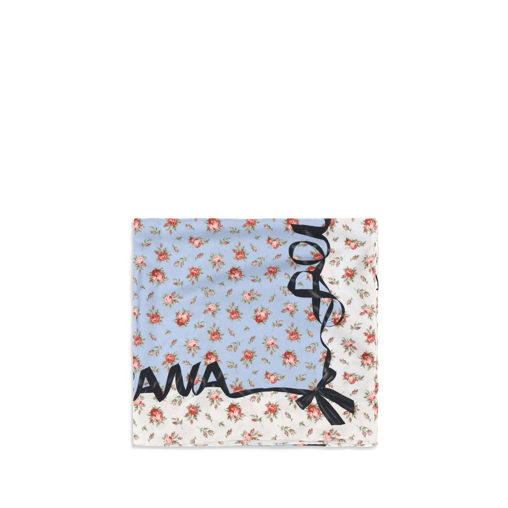 Dolce & Gabbana Multicolor Silk Scarf Curated Luxury Accessories by Orvyn