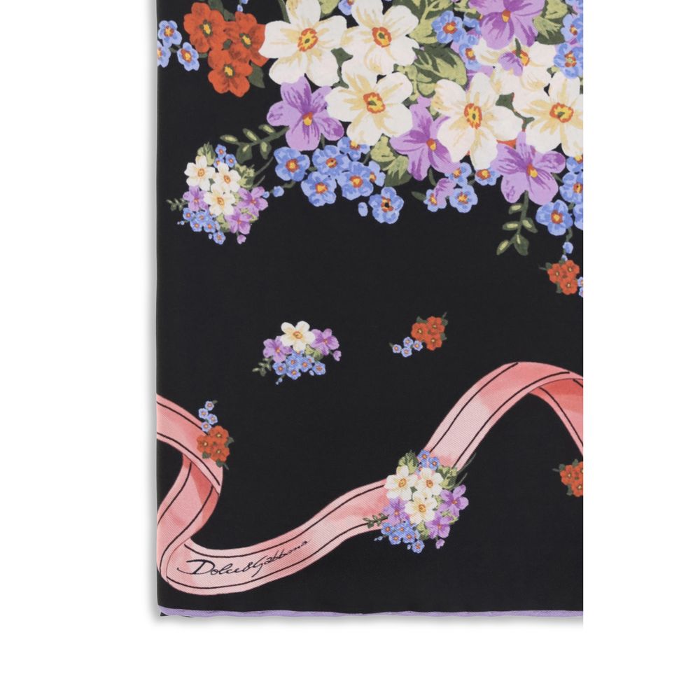 Dolce & Gabbana Multicolor Silk Scarf Curated Luxury Accessories by Orvyn