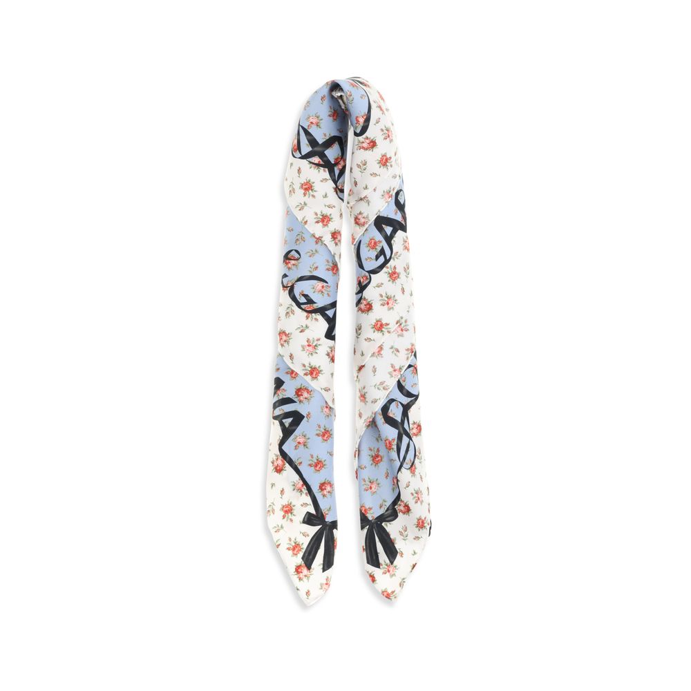 Dolce & Gabbana Multicolor Silk Scarf Curated Luxury Accessories by Orvyn