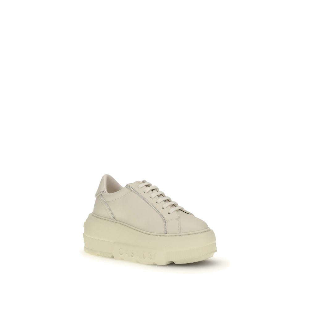 Casadei White Rubber Chunky Sneakers Curated Luxury Accessories by Orvyn