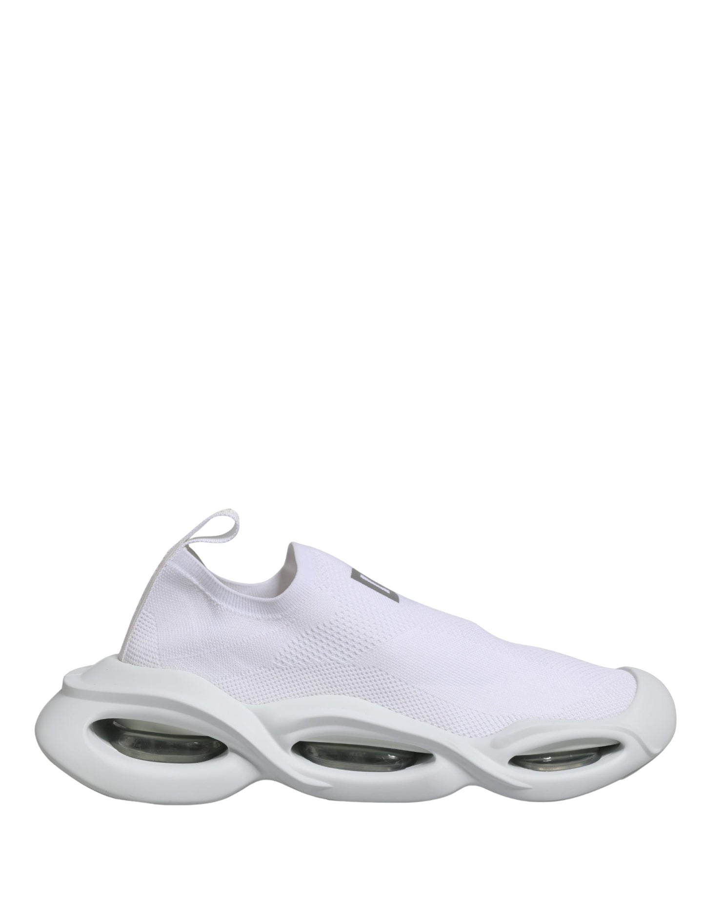 Dolce & Gabbana White Slip On Wave Low Top Sneakers Shoes Curated Luxury Accessories by Orvyn