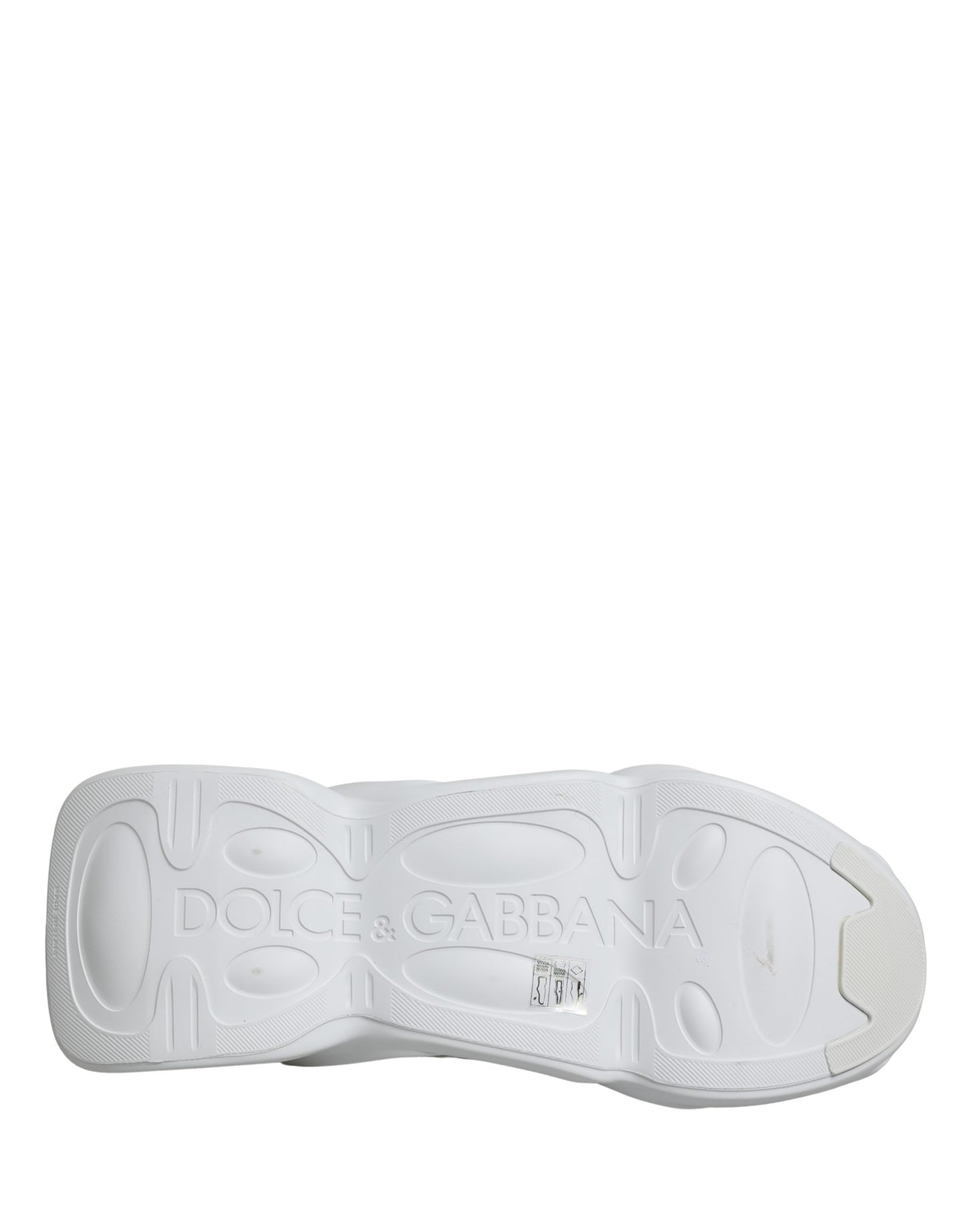Dolce & Gabbana White Slip On Wave Low Top Sneakers Shoes Curated Luxury Accessories by Orvyn