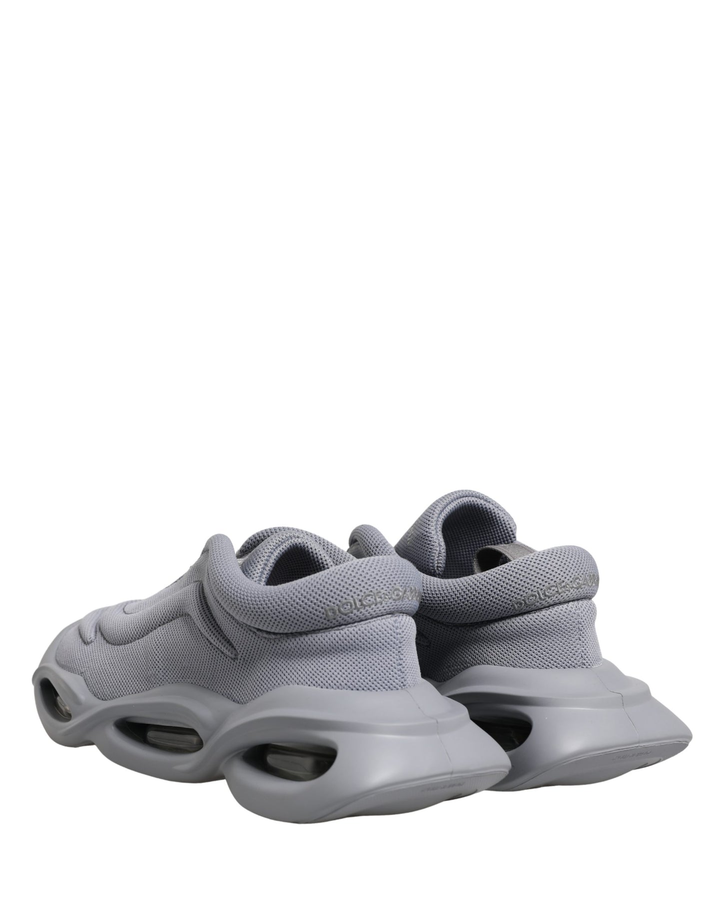 Dolce & Gabbana Gray Slip On Wave Low Top Sneakers Curated Luxury Accessories by Orvyn