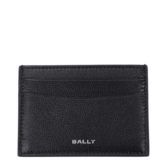 Bally Black Leather Cardholder Curated Luxury Accessories by Orvyn
