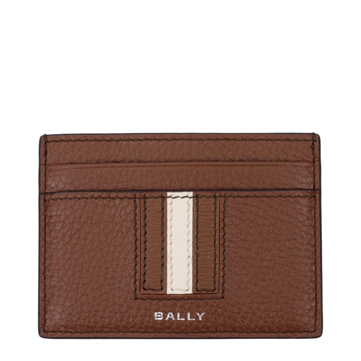 Bally Brown Leather Cardholder Curated Luxury Accessories by Orvyn