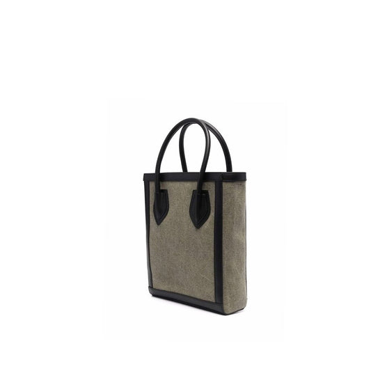 Balmain Bicolor Cotton Tote Bag Curated Luxury Accessories by Orvyn