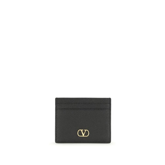 Valentino Garavani Black Calf Leather Bos Taurus Wallet Curated Luxury Accessories by Orvyn