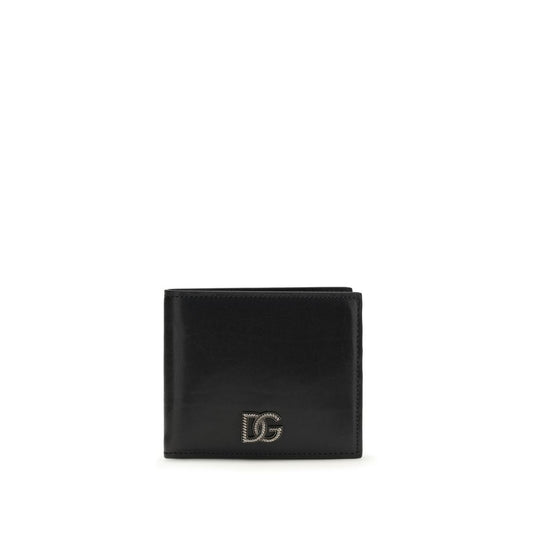 Dolce & Gabbana Black Calf Leather Bos Taurus Wallet Curated Luxury Accessories by Orvyn