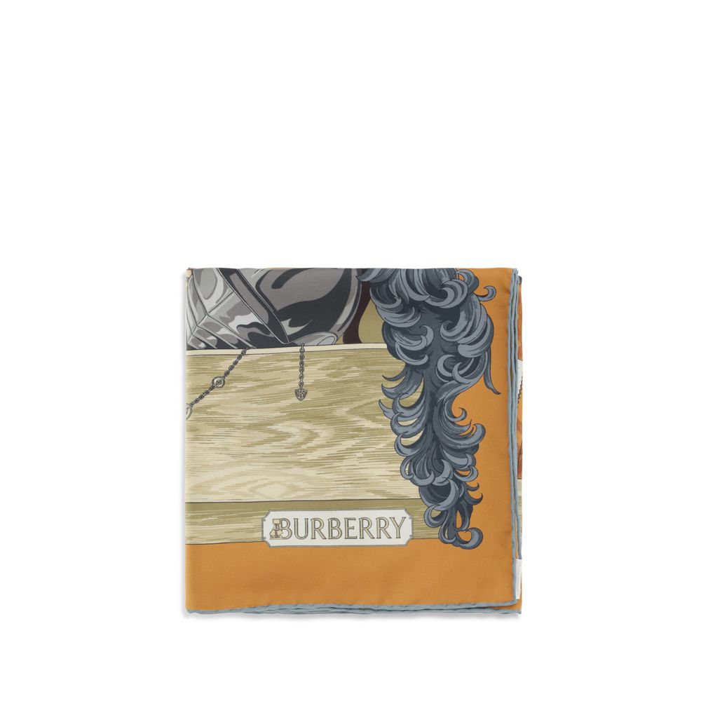 Burberry Multicolor Silk Scarf Curated Luxury Accessories by Orvyn