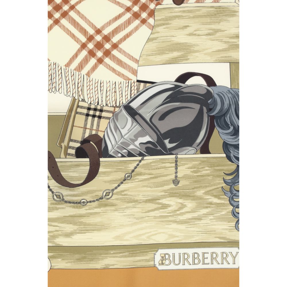 Burberry Multicolor Silk Scarf Curated Luxury Accessories by Orvyn