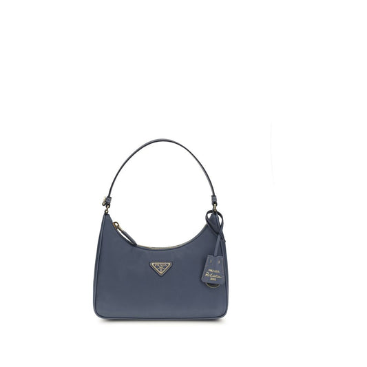 Prada Blue Recycled Polyamide Shoulder Bag Curated Luxury Accessories by Orvyn