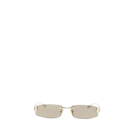 Balenciaga Gold Metal Sunglasses Curated Luxury Accessories by Orvyn