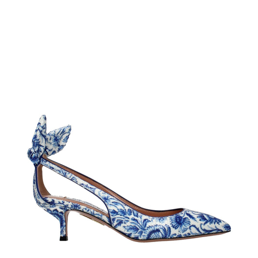 Aquazzura Blue Paillettes High Heel Pumps Curated Luxury Accessories by Orvyn