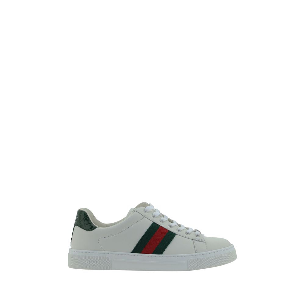 Gucci White 'Low Top' Sneakers weiss