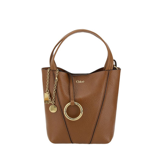 Chloé Brown Calf Leather Bos Taurus Shoulder Bag Curated Luxury Accessories by Orvyn