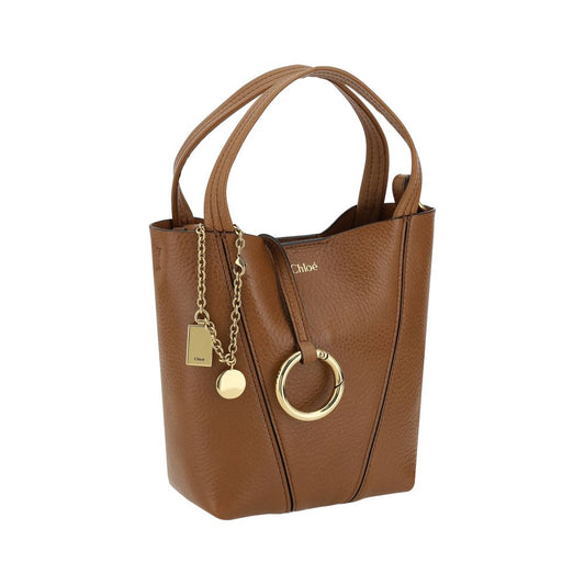 Chloé Brown Calf Leather Bos Taurus Shoulder Bag Curated Luxury Accessories by Orvyn