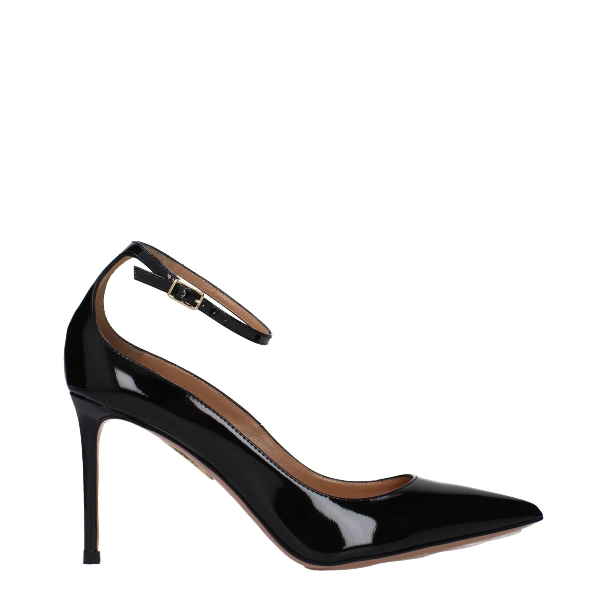 Aquazzura Black Leather Pumps Curated Luxury Accessories by Orvyn