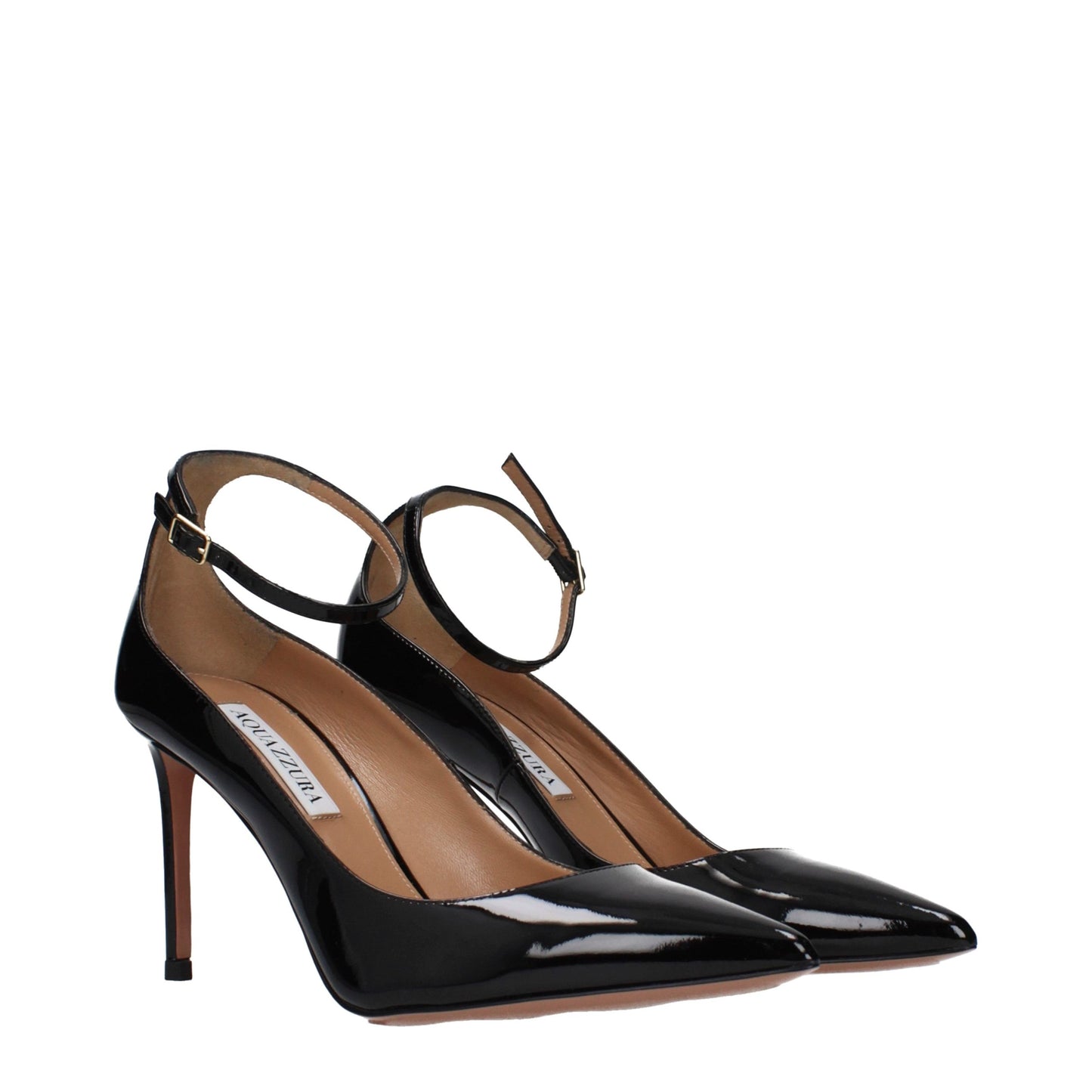 Aquazzura Black Leather Pumps Curated Luxury Accessories by Orvyn