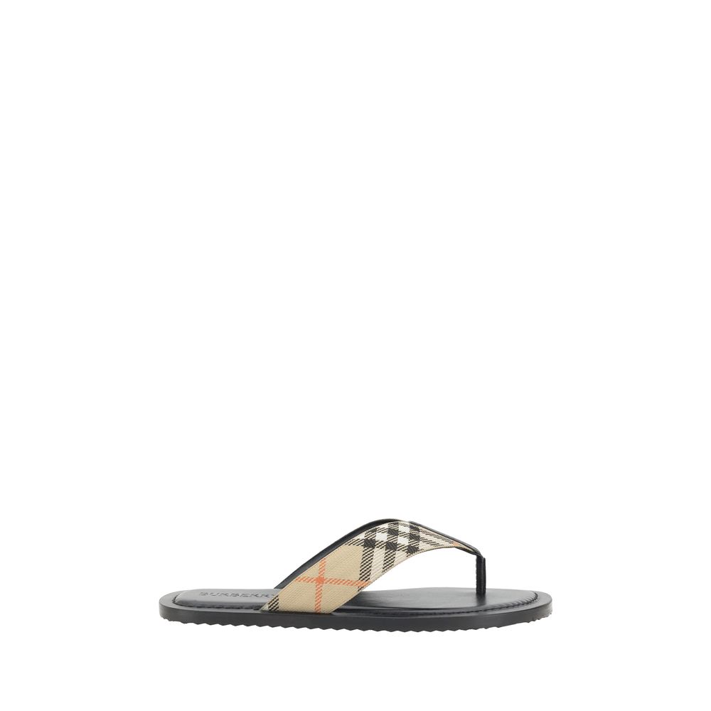 Burberry Multicolor Polyamide Flip-Flop Sandals Curated Luxury Accessories by Orvyn