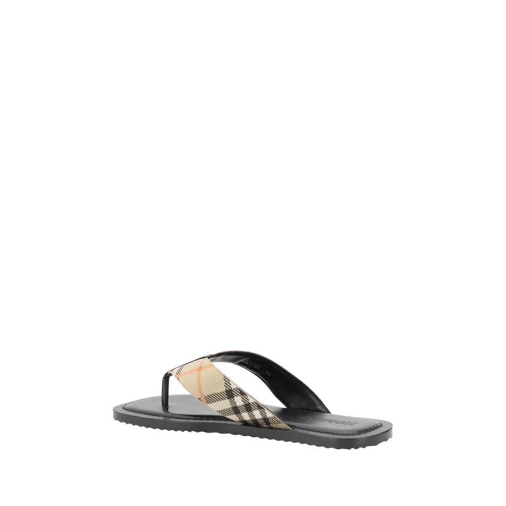 Burberry Multicolor Polyamide Flip-Flop Sandals Curated Luxury Accessories by Orvyn