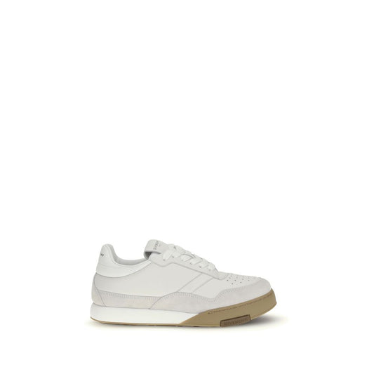 Givenchy White Calf Leather Bos Taurus Chunky Sneakers Curated Luxury Accessories by Orvyn