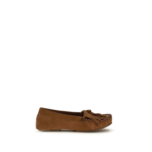 Paris Texas Brown Calf Leather Bos Taurus Slip-On Loafers Curated Luxury Accessories by Orvyn