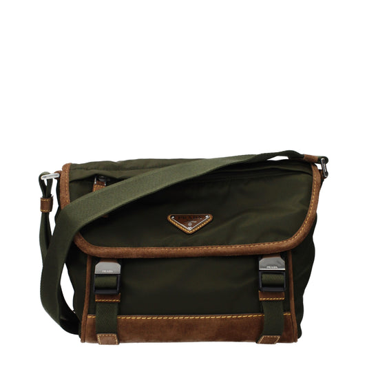Prada Green Fabric Crossbody Bag Curated Luxury Accessories by Orvyn