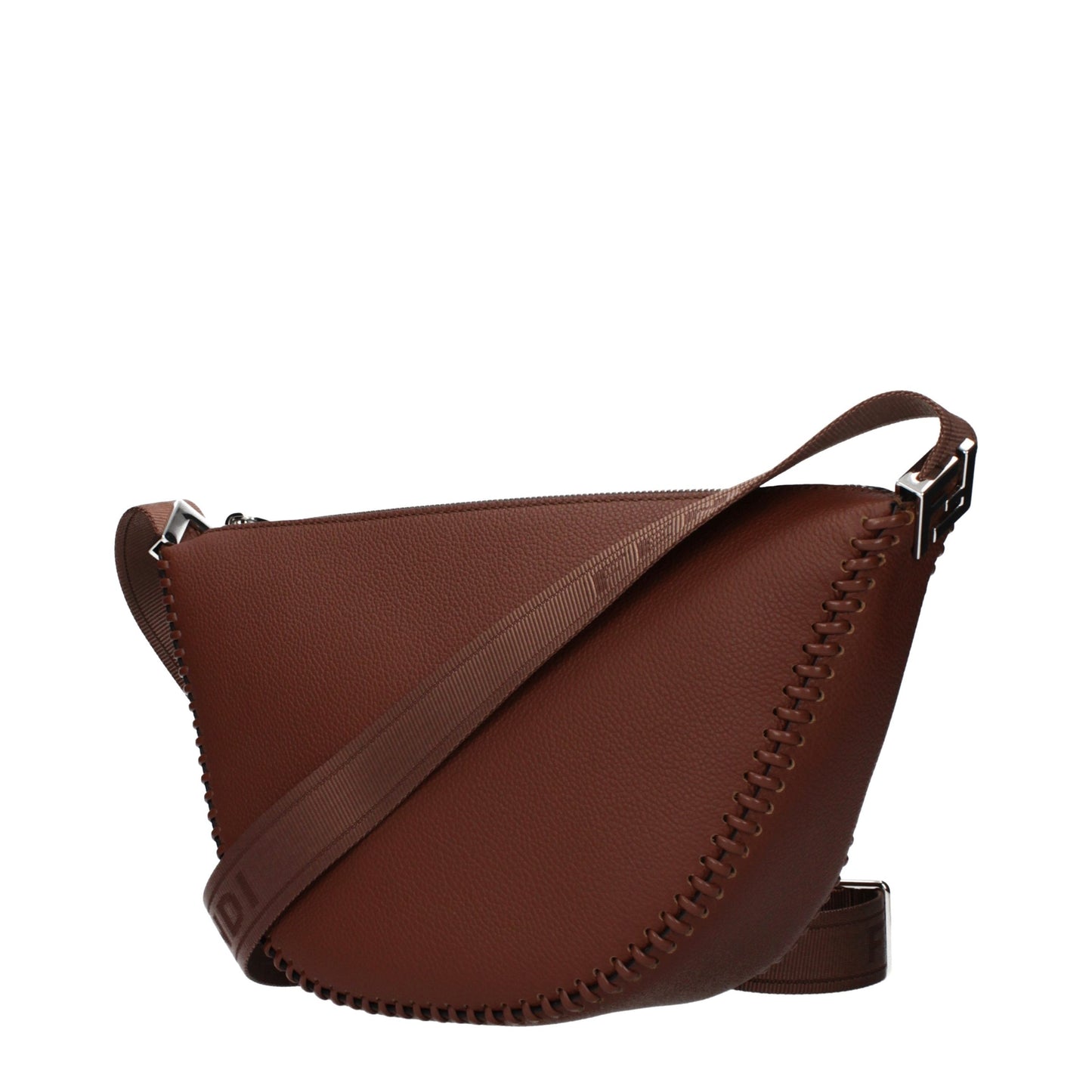 Fendi Brown Leather Crossbody Bag Curated Luxury Accessories by Orvyn