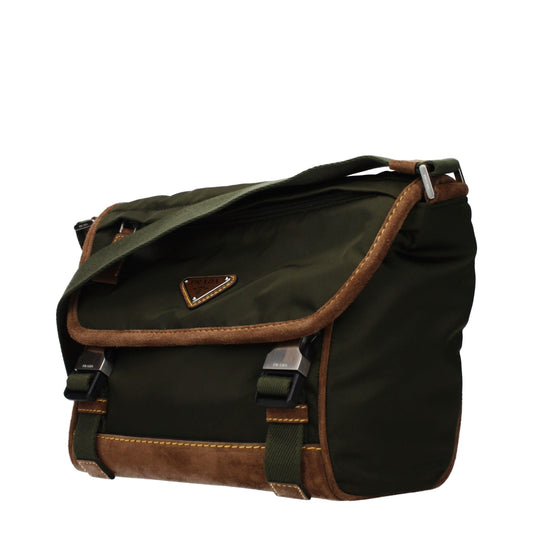 Prada Green Fabric Crossbody Bag Curated Luxury Accessories by Orvyn