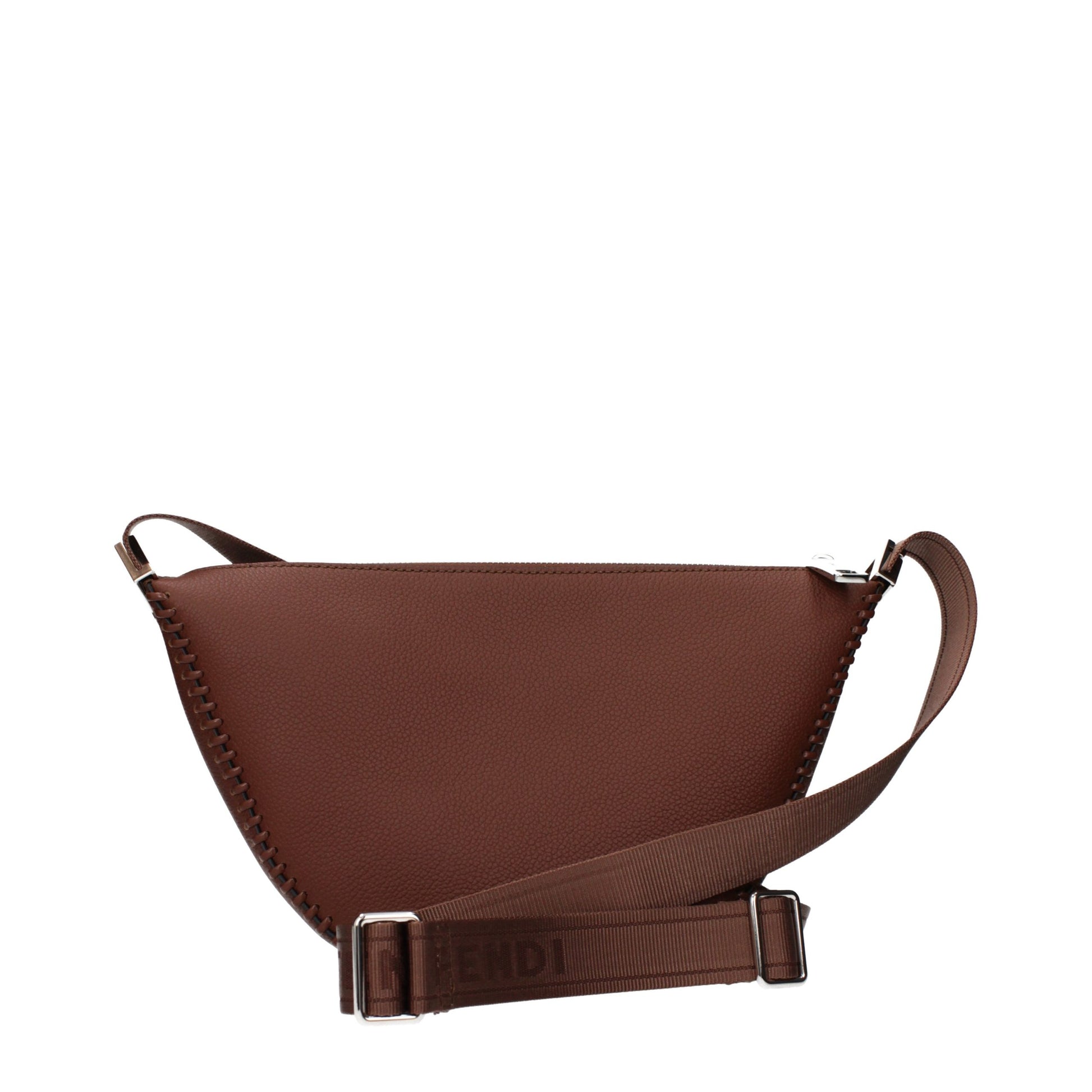 Fendi Brown Leather Crossbody Bag Curated Luxury Accessories by Orvyn
