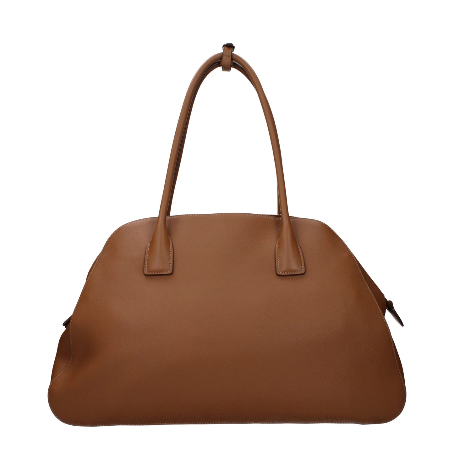 Prada Brown Soft Leather Tote Bag Curated Luxury Accessories by Orvyn