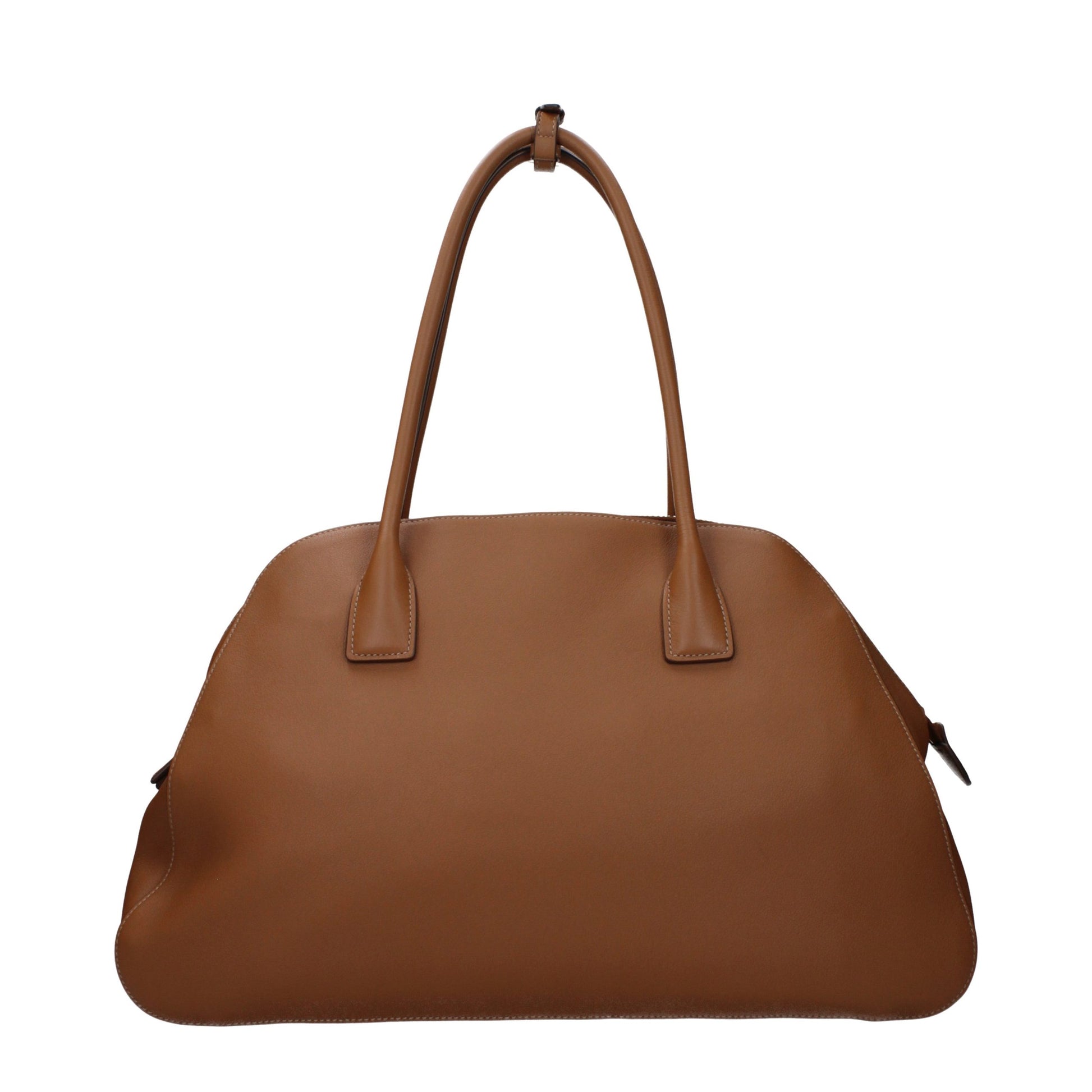 Prada Brown Soft Leather Tote Bag Curated Luxury Accessories by Orvyn