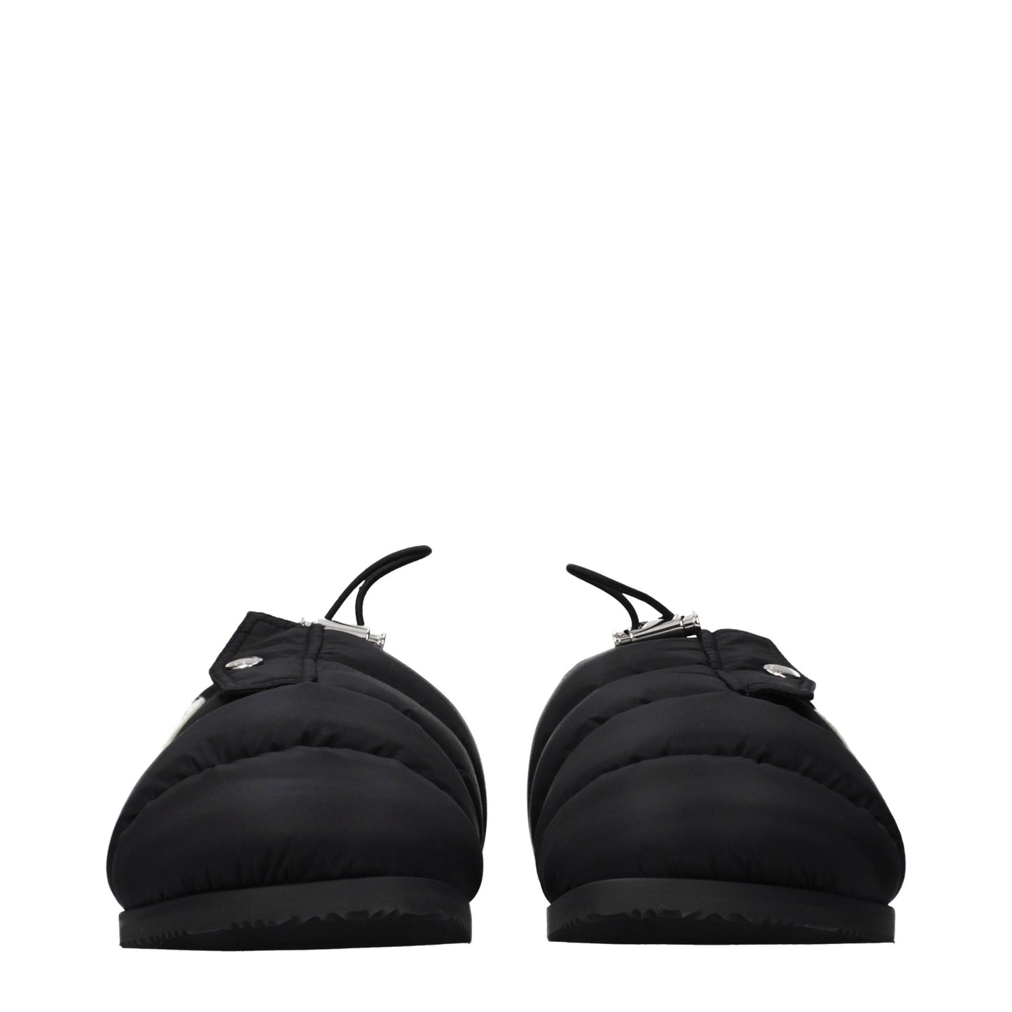 Moncler Black Fabric Slippers Curated Luxury Accessories by Orvyn