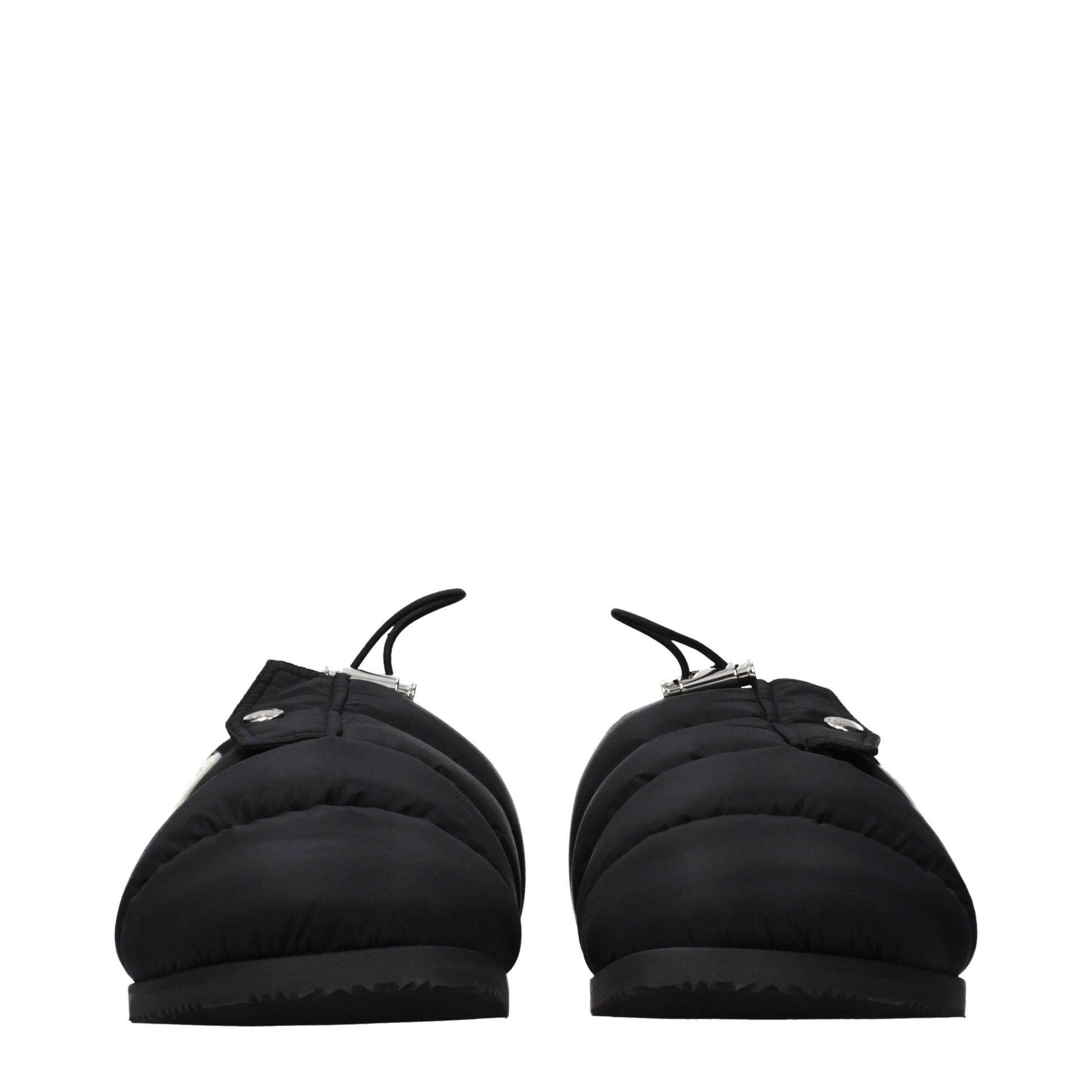 Moncler Black Fabric Slippers Curated Luxury Accessories by Orvyn