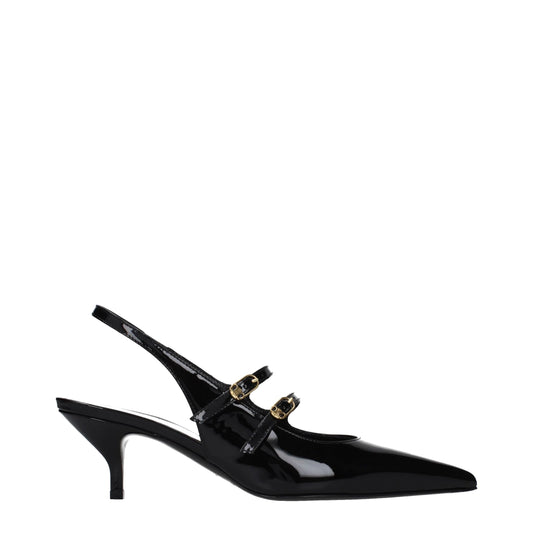 Celine Black Leather Sandals Curated Luxury Accessories by Orvyn