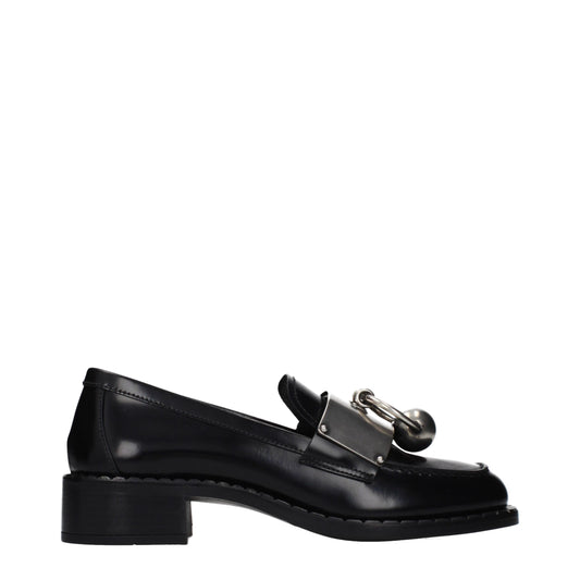 Prada Black Leather Slip-On Loafers Curated Luxury Accessories by Orvyn