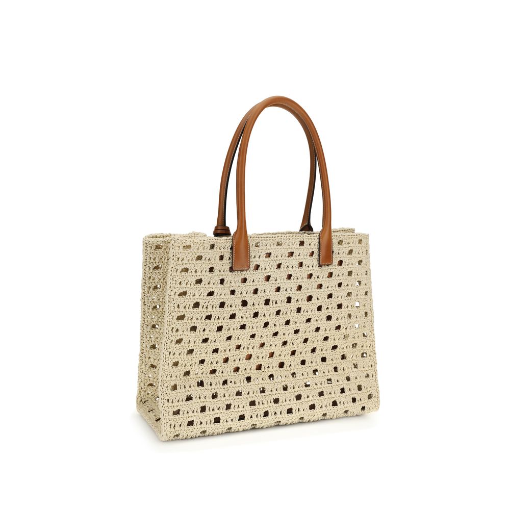 Versace Beige Cotton Shoulder Bag Curated Luxury Accessories by Orvyn
