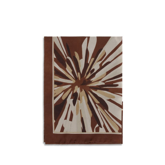 Brunello Cucinelli Bordeaux Silk Scarf Curated Luxury Accessories by Orvyn