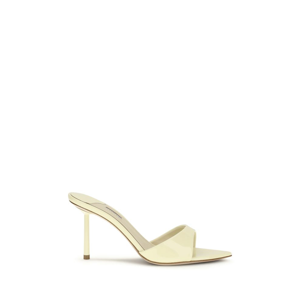 LE SILLA Bicolor Calf Leather Bos Taurus Stiletto Heel Sandals Curated Luxury Accessories by Orvyn